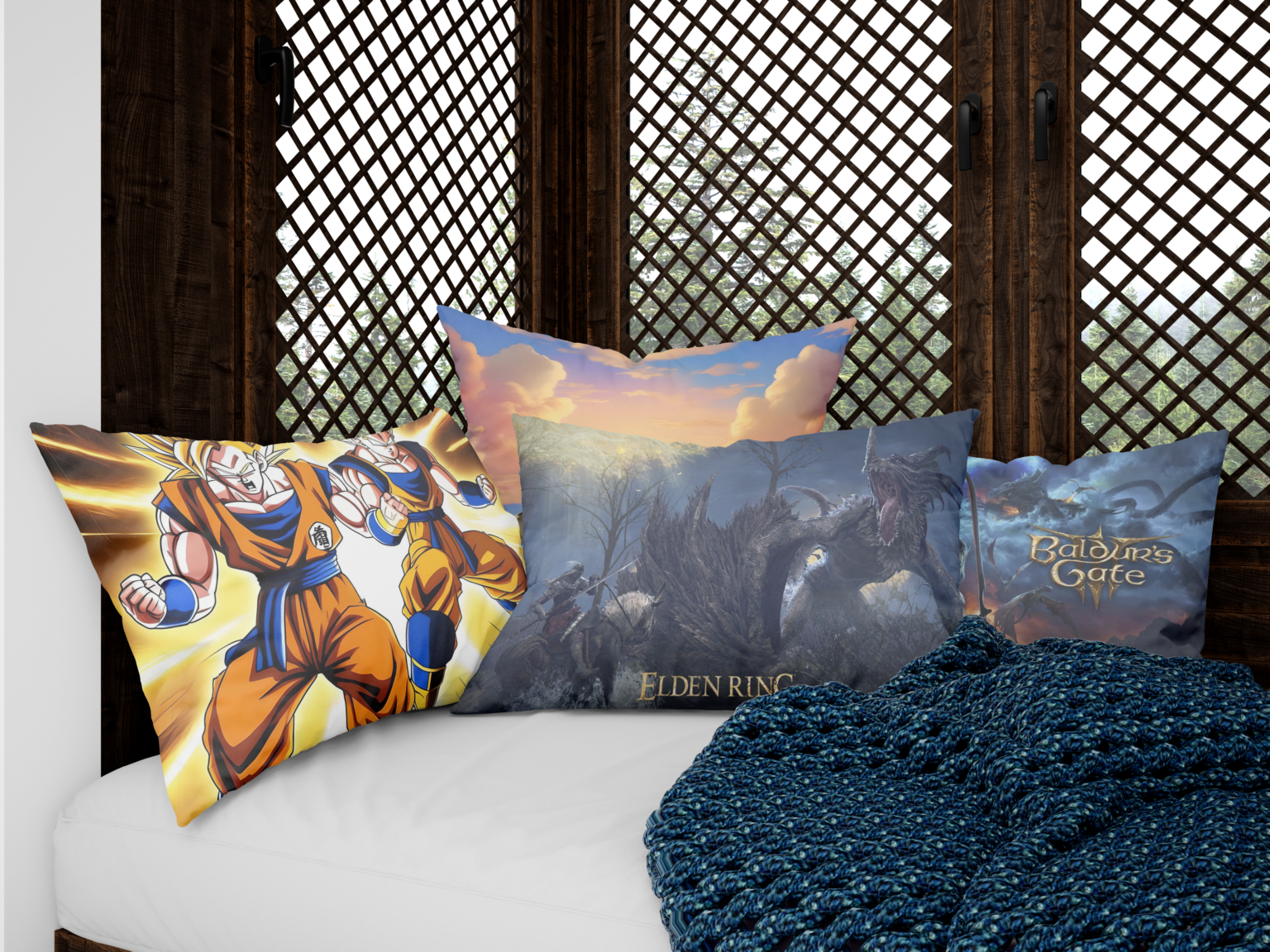 Coussin personnalisable jeux vidéo